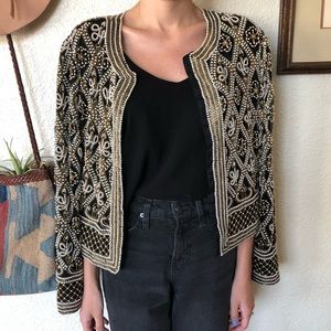 Vintage Silk Beaded Great Gatsby Jacket